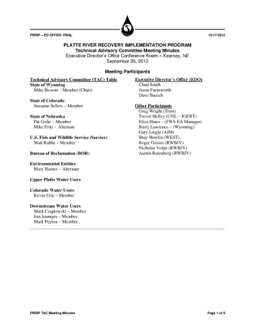 2012 September TAC Minutes