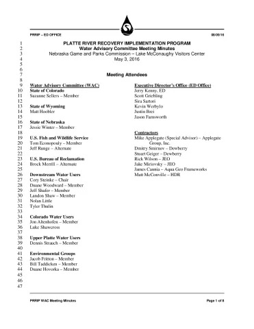 2016 May WAC Minutes