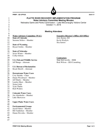 2016 October WAC Minutes