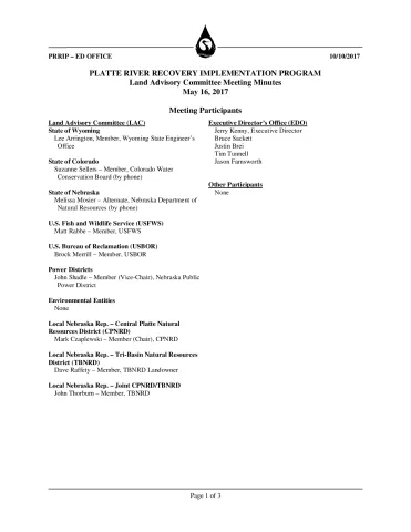 2017 May LAC Minutes