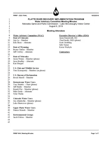 2019 August WAC Minutes