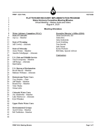 2020 August WAC Minutes