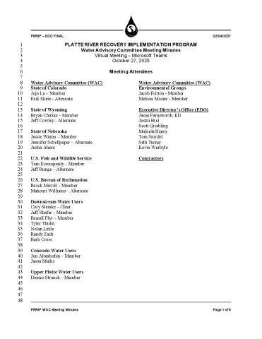 2020 October WAC Minutes