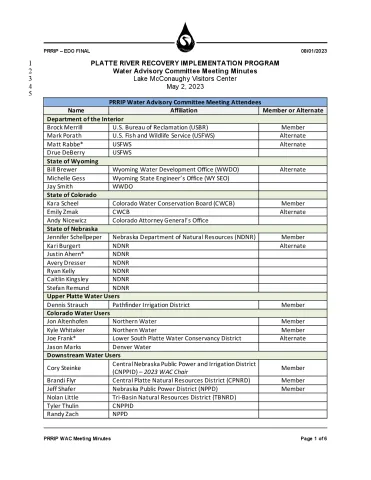 2023 May WAC Minutes