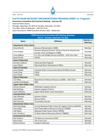 2023 September GC Meeting Minutes