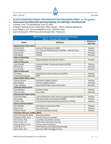 2024 June GC Meeting Minutes