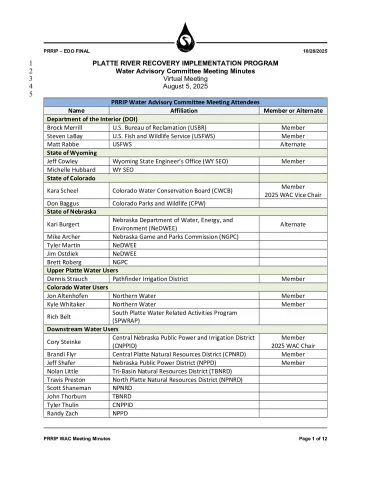 2025 August WAC Minutes