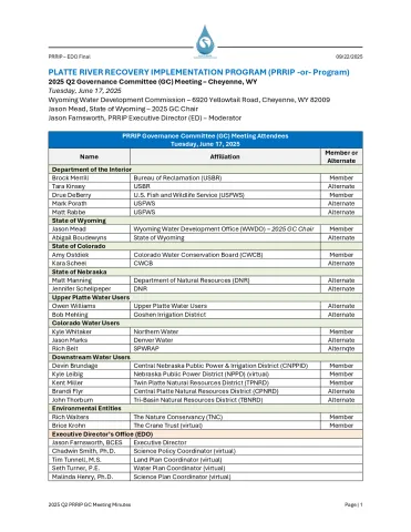 2025 June GC Meeting Minutes