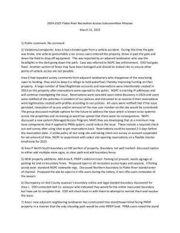 3 - PRRA Minutes April 2025 Subcommittee meeting