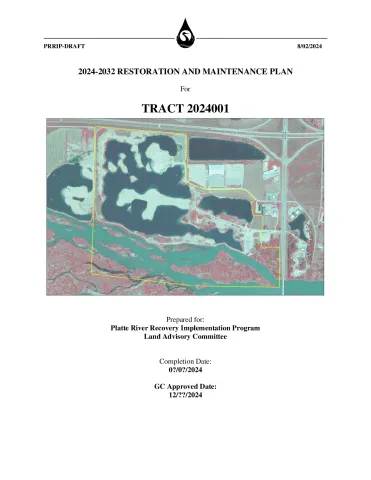 4 - Tract 2024001 _Broadfoot_South_Restoration and Maintenance Plan_DRAFT