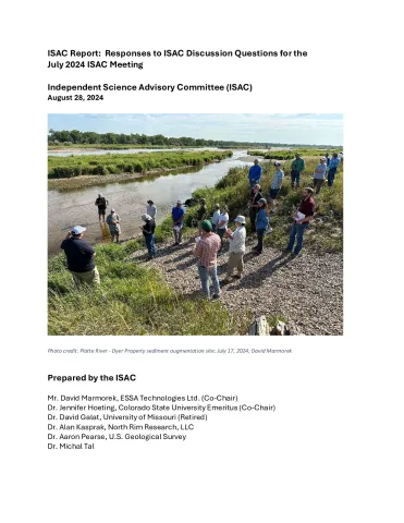 August 2024 Final ISAC Report for July 2024 Meeting