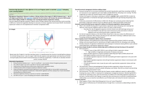 PRRIP Extension Science Plan - EBQ Reframe + EBQ Update Presentation