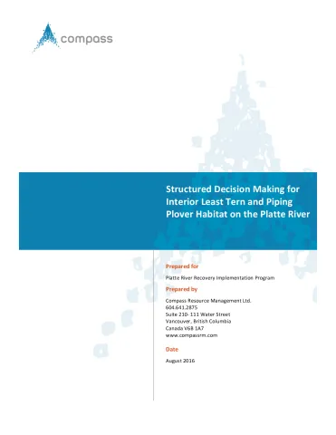 FINAL 2016 PRRIP Tern and Plover SDM Report