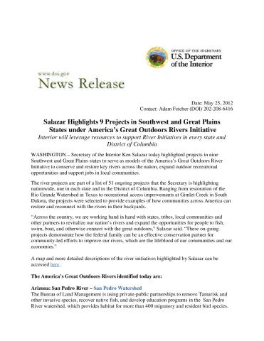 Press Release - AGO Rivers Initiative - Great Plains Region Highlights.pdf