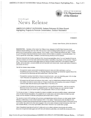 Press Release - Salazar Releases 50-State Report.pdf