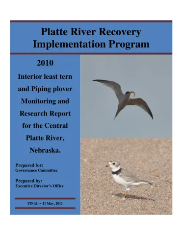 PRRIP 2010 Tern and Plover Monitoring and Research Report
