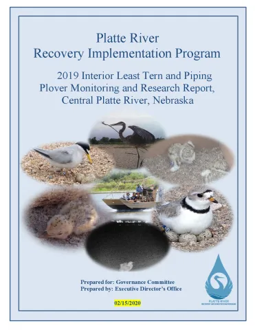 PRRIP 2019 Tern and Plover Monitoring and Research Report