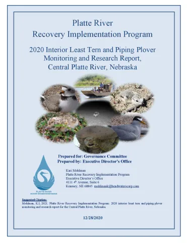 2020 Tern and Plover Monitoring and Research Report