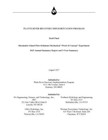 Shoemaker Island FSM Proof of Concept Report