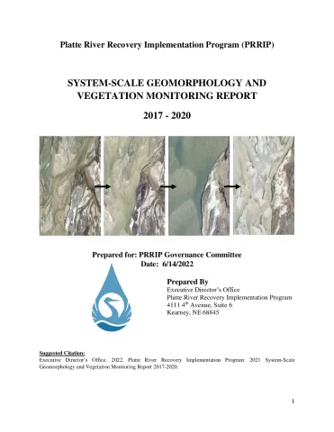 System-Scale Geomorphology and Vegetation Monitoring Report 2017-2020