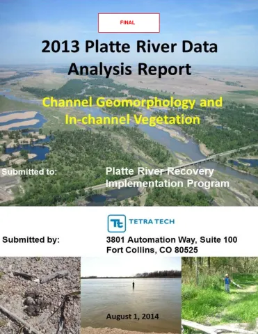Channel Geomorphology and In-Channel Vegetation 2013 Final Data Analysis Report